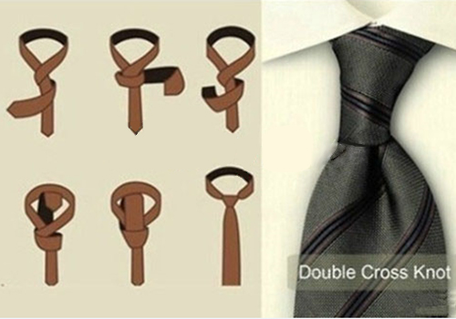 领带双环结打法